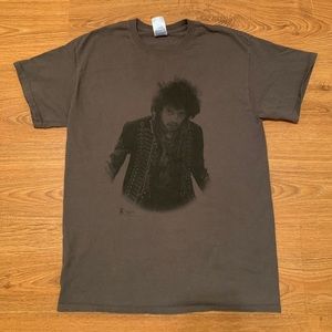 Jimi Hendrix Park Vintage Gray Graphic Tee. Size Medium.